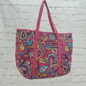 New Directions Womens Multicolor Shoulder Handbag